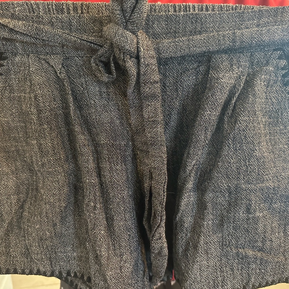 Moon River High Waist Charcoal Tweed Shorts